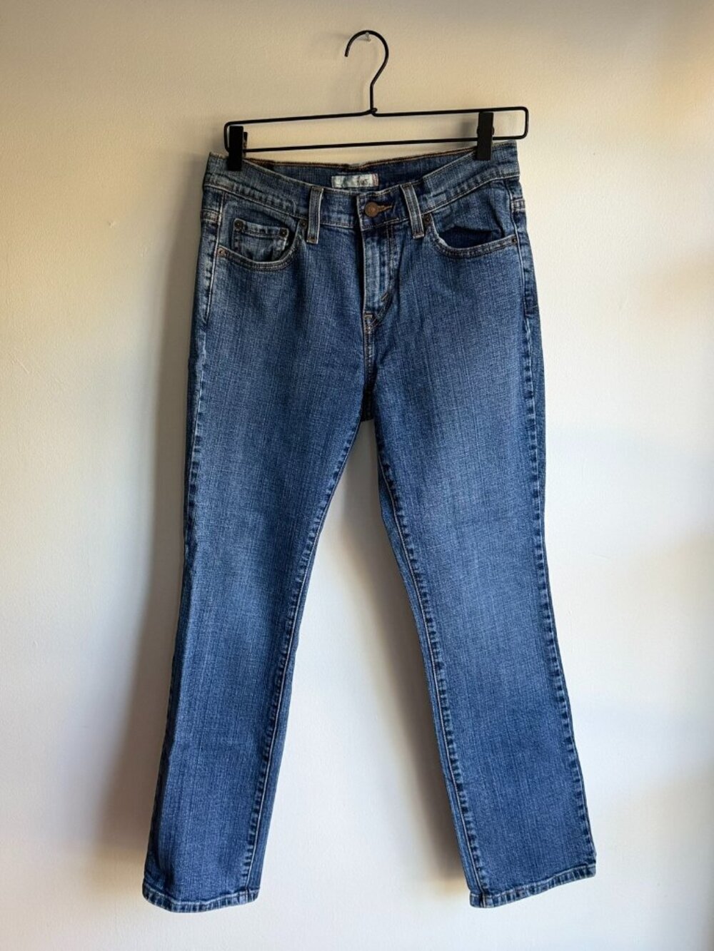 Levi's 505 – Women's Straight Leg Jeans Medium Wash Denim – Size 4S